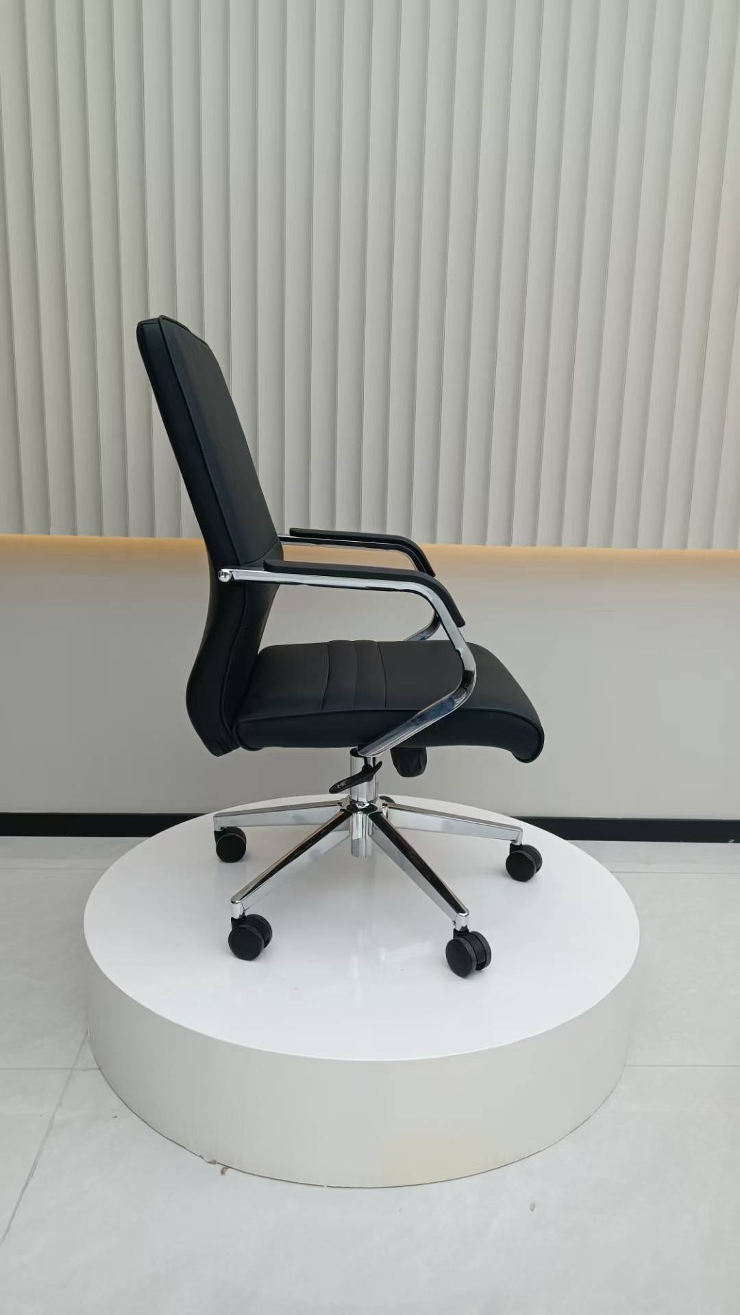 Modern minimalist style office chair display