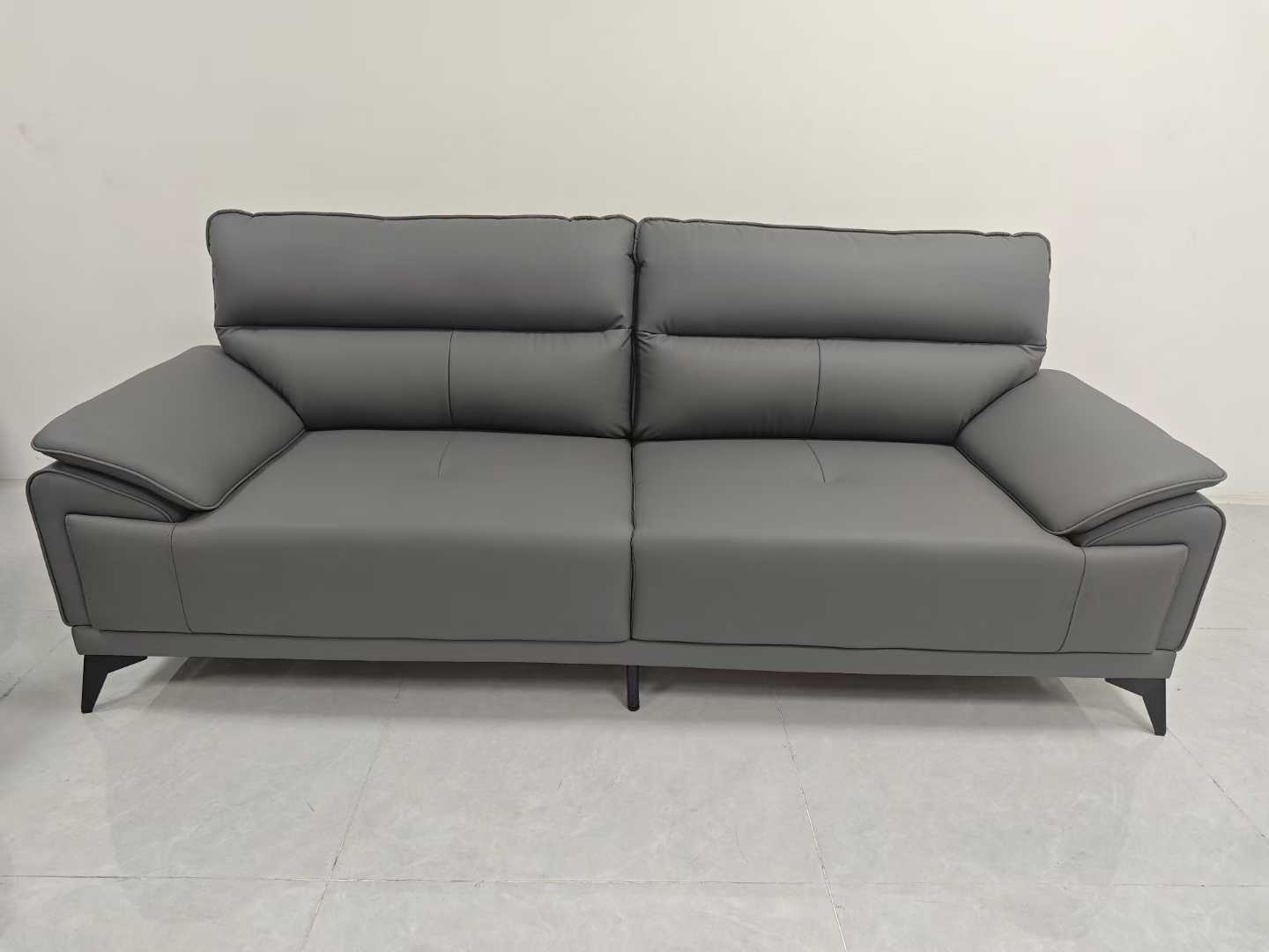 Modern minimalist style gray sofa set